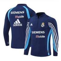 Camiseta de entrenamiento retro de manga larga del Real Madrid 03/04