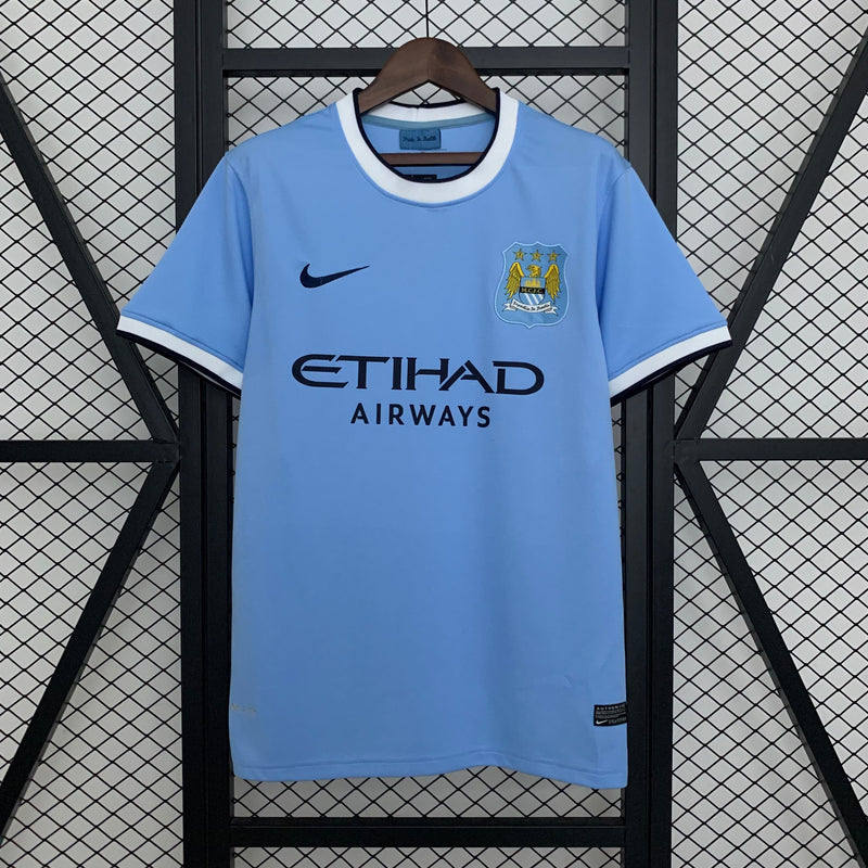 Camiseta Manchester City Retro Home 13/14