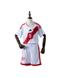 Camiseta y Pantalones Cortos para Niño Perú Home 26/27