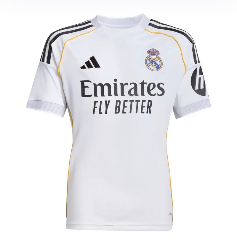 Camiseta y Pantalones Cortos Niños Real Madrid Home 25/26