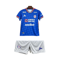 Camisa e Pantalones Cortos para Niño Cruz Azul Home 25/26