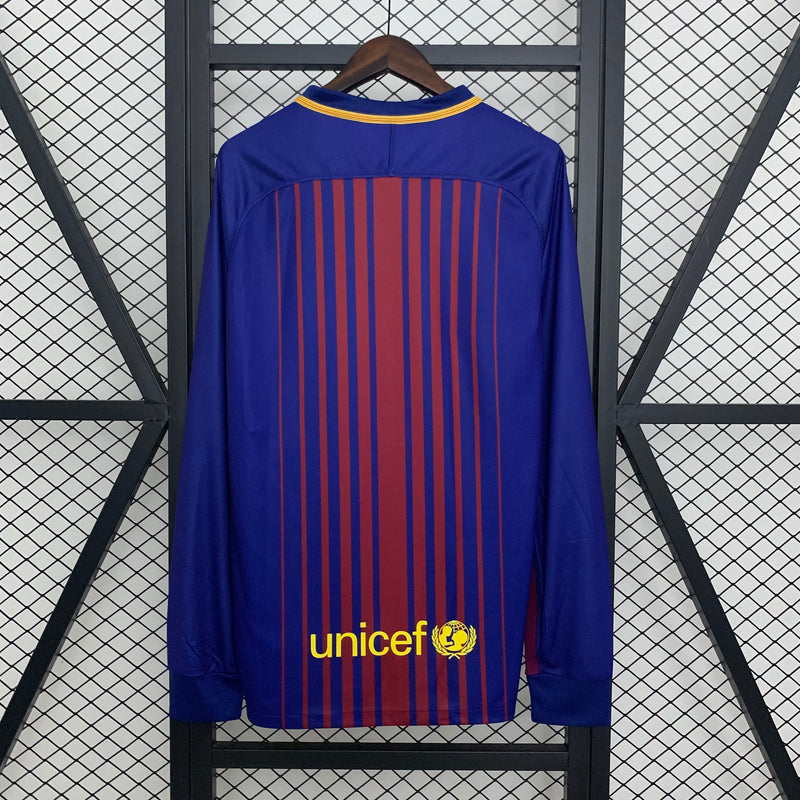 Camiseta FC Barcelona Retro Manga Larga 17/18