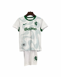 Camiseta y Pantalones Cortos para Niños  Sporting Lisbon away 25/26