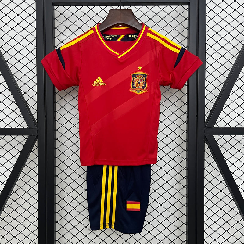 Equipación Selección España Home para Niño retro 2012