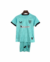Camisetas y Pantalones Cortos Niños Athletic Bilbao Third 25/26