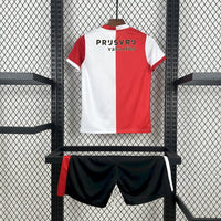 Camisa e Pantalones Cortos para Niño Feyenoord Home 25/26