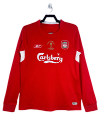 Camiseta Liverpool Home Retro 05/06 - manga larga