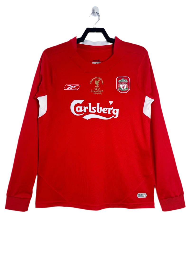 Camiseta Liverpool Home Retro 05/06 - manga larga
