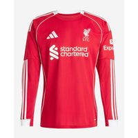 Camiseta Liverpool Home 25/26 - manga larga
