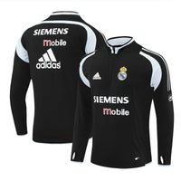 Camiseta de entrenamiento retro de manga larga del Real Madrid 04/05