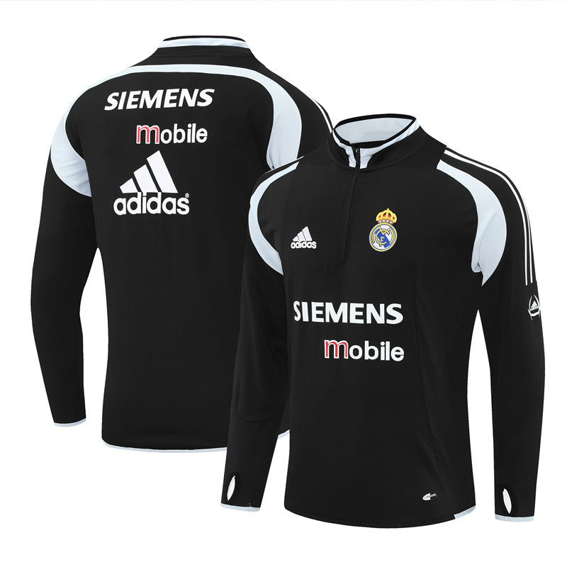 Camiseta de entrenamiento retro de manga larga del Real Madrid 04/05