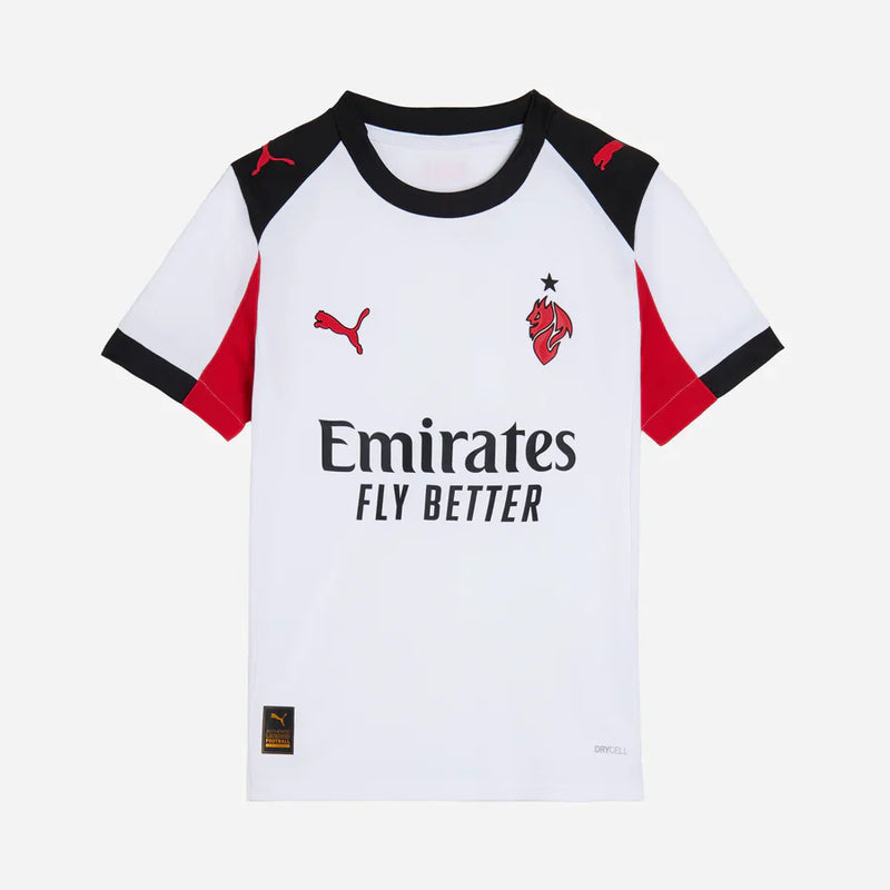 Camiseta y Pantalon Corto para Niño AC MILAN Away 25/26 - Con Medias