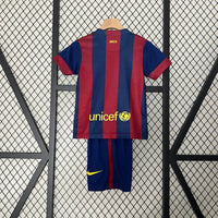 Camiseta y Pantalón Corto Niño FC Barcelona Home Retro 14/15