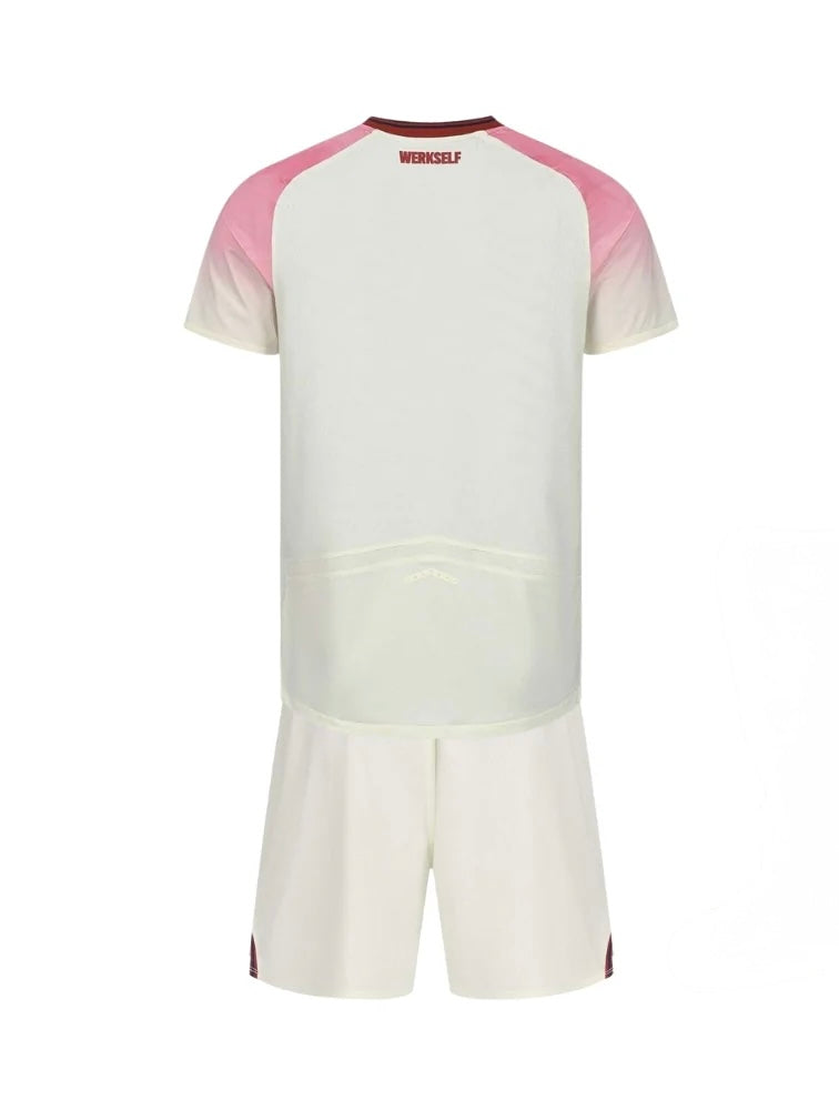 Camiseta y Pantalones Cortos para niño Bayer Leverkusen Away 25/26