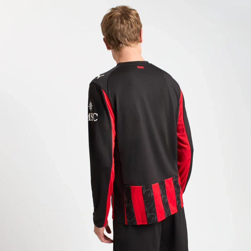 Camiseta AC Milan Home 25/26 - Manga Larga