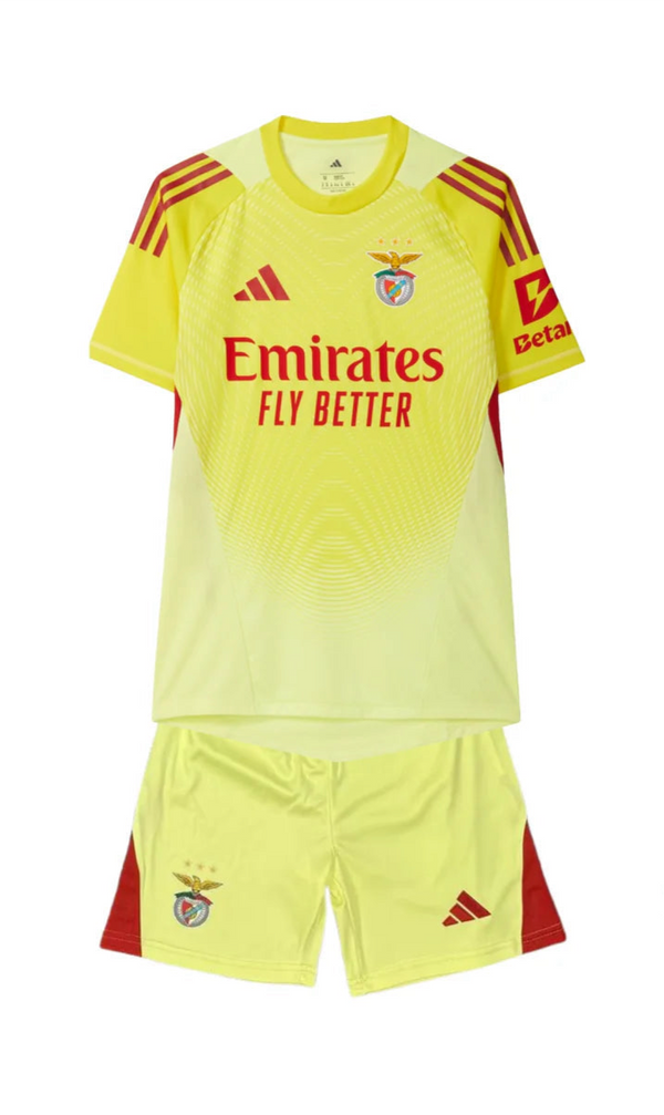 Camiseta y Pantanoles Cortos Niño Benfica Portero 25/26