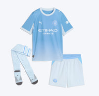 Camisa e Pantalones Cortos para Niños Manchester City Home 26/27 - Con Medias