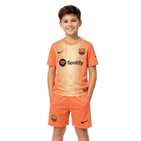 Camisa e Pantalones Cortos para Niño FC Barcelona Portero 25/26