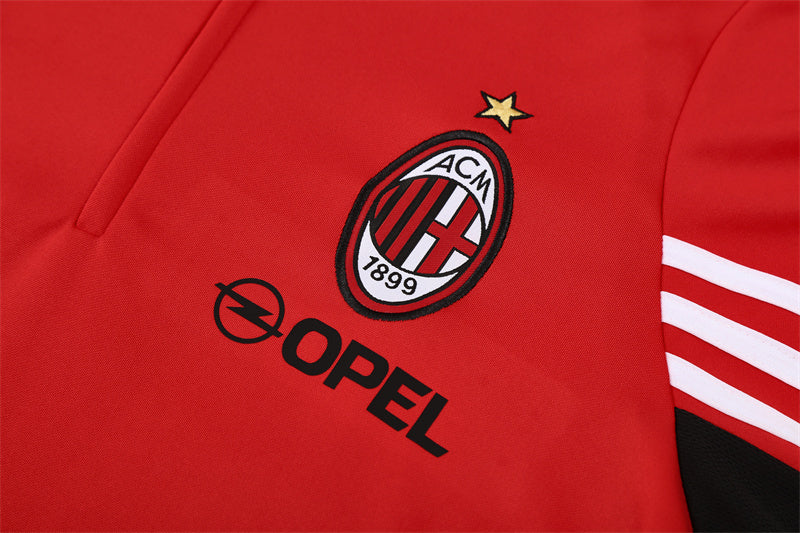 Camiseta de entrenamiento retro de manga larga del Milan 03/04