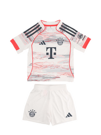 Camiseta y Pantalones Cortos para Niños Bayern de Múnich Away 25/26