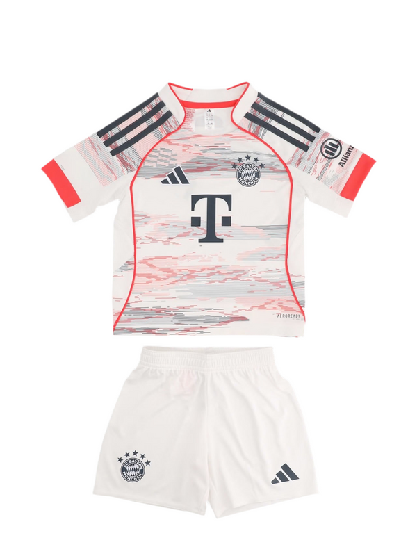 Camiseta y Pantalones Cortos para Niños Bayern de Múnich Away 25/26