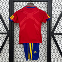 Equipación Selección España Home para Niño retro 2010