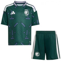 Camiseta y Pantalon Corto para Nino Arabia Saudita Home 26/27