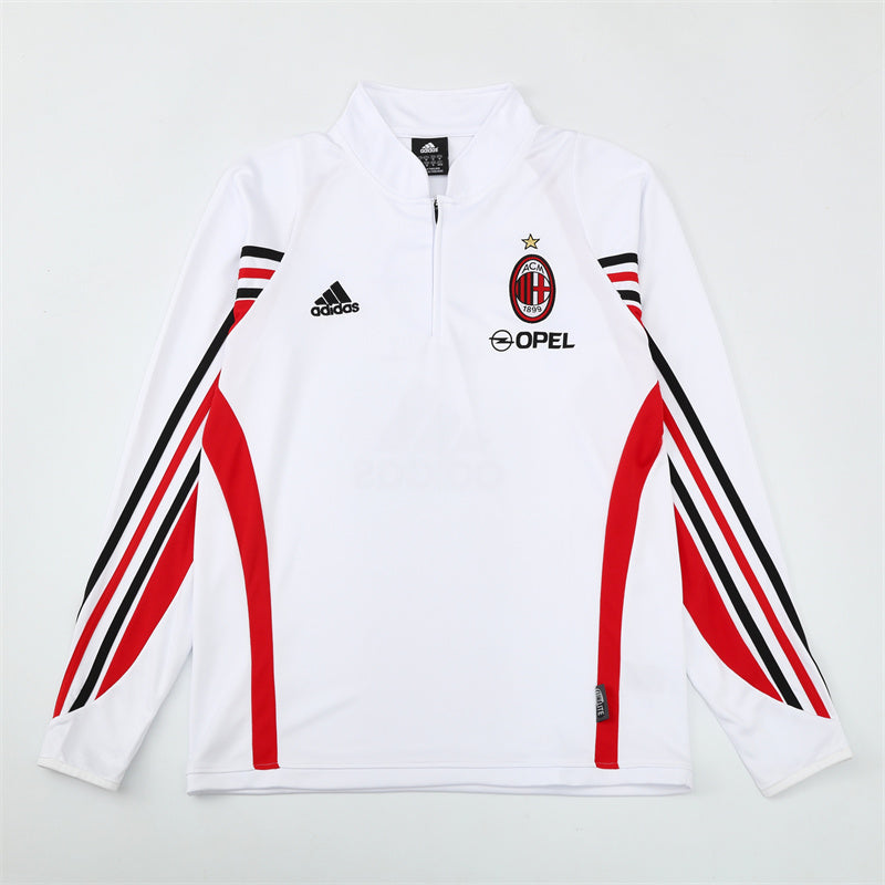 Camiseta de entrenamiento retro de manga larga del Milan 03/04