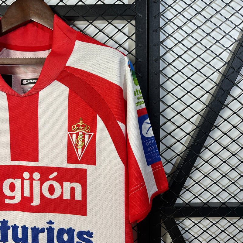 Camiseta Retro Sporting Gijon Home 08/09