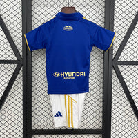 Camisetas y Pantalones Cortos Niños Real Oviedo Home 25/26
