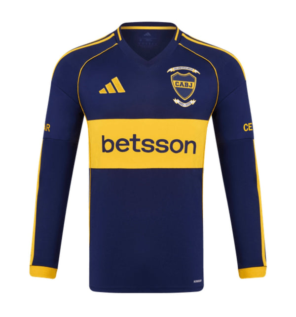 Camiseta Boca Juniors Home 25/26 - Manga Larga