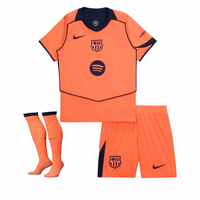 Camisa e Pantalones Cortos para Niño FC Barcelona Third 25/26 - Con Medias