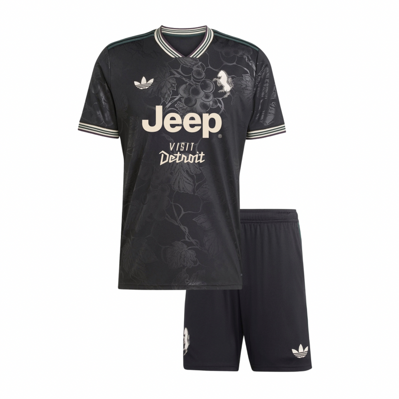 Camisa y Pantalones Cortos para Niños Juventus Third 25/26