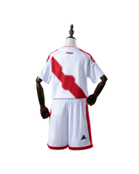 Camiseta y Pantalones Cortos para Niño Perú Home 26/27