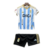 Camisetas y Pantalones Cortos Niños Real Oviedo Third 25/26
