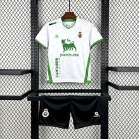 Camisa e Pantalones Cortos para Niño Racing Santander Home 25/26