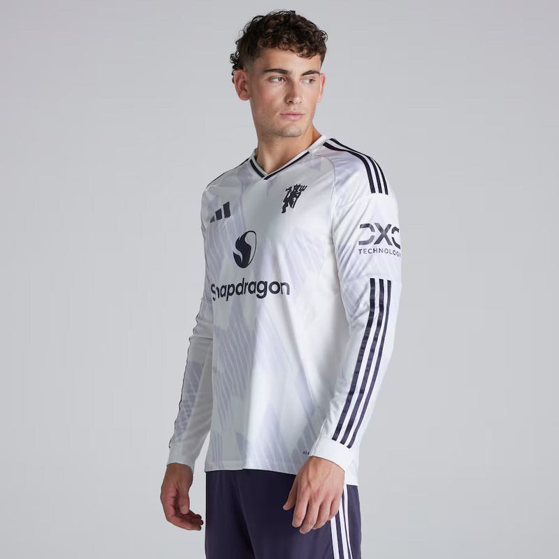Camiseta Manchester United Away Manga Larga 25/26