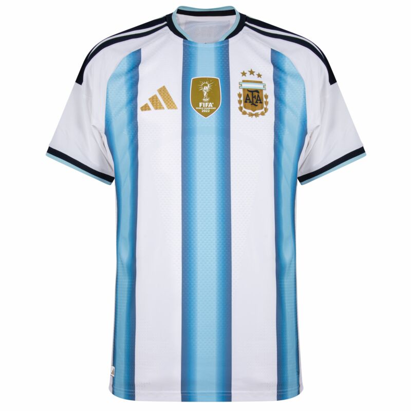 CAMISETA ARGENTINA Home 26/27 - CON PARCHE DE CAMPEÓN DE LA COPA DEL MUNDO - VERSIÓN JUGADOR