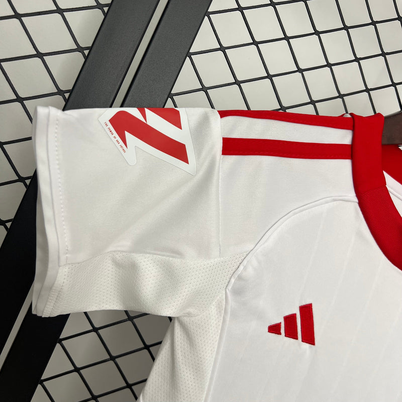 Camisetas y Pantalones Cortos Niños Sevilla FC Home 25/26