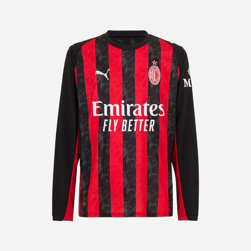 Camiseta AC Milan Home 25/26 - Manga Larga