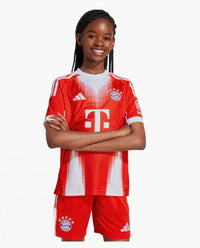 Camiseta y Pantalones Cortos para Niños Bayern de Múnich Home 25/26