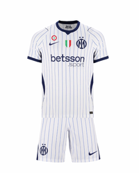 Camiseta y Pantalon Corto para Niño Inter Away 26/27 Scudetto + Coccarda