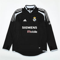 Camiseta de entrenamiento retro de manga larga del Real Madrid 04/05