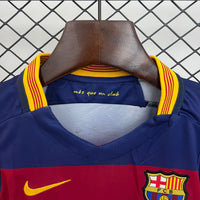 Camiseta y Pantalón Corto Niño FC Barcelona Retro Home 15/16