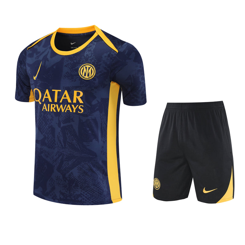 Camiseta y Pantalón corto Entrenamiento Inter Nino 25/26