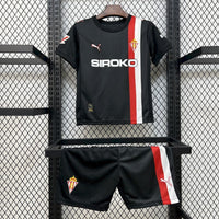 Camisa e Pantalones Cortos para Niño Sporting Gijon Away 25/26