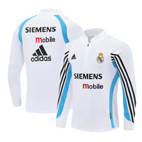 Camiseta de entrenamiento retro de manga larga del Real Madrid 03/04