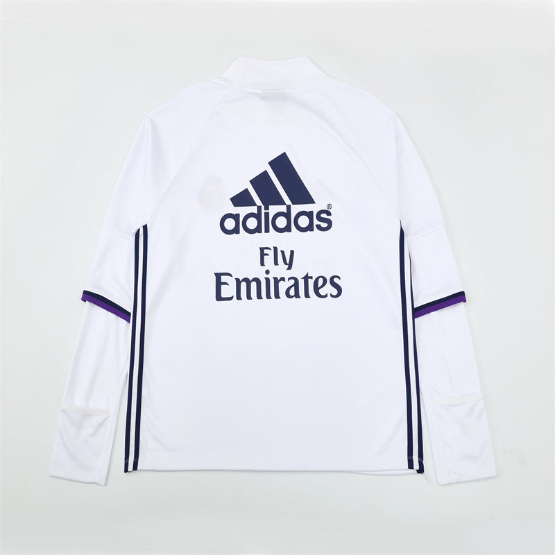Camiseta de entrenamiento retro de manga larga del Real Madrid 16/17
