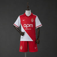 Camisa e Pantalones Cortos para Niños AS Monaco Home 26/27