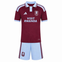 Camisa e Pantalones Cortos para Niños Aston Villa Home 26/27